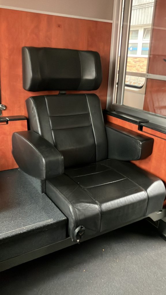 Ledersitz 1. Klasse EC der ÖBB