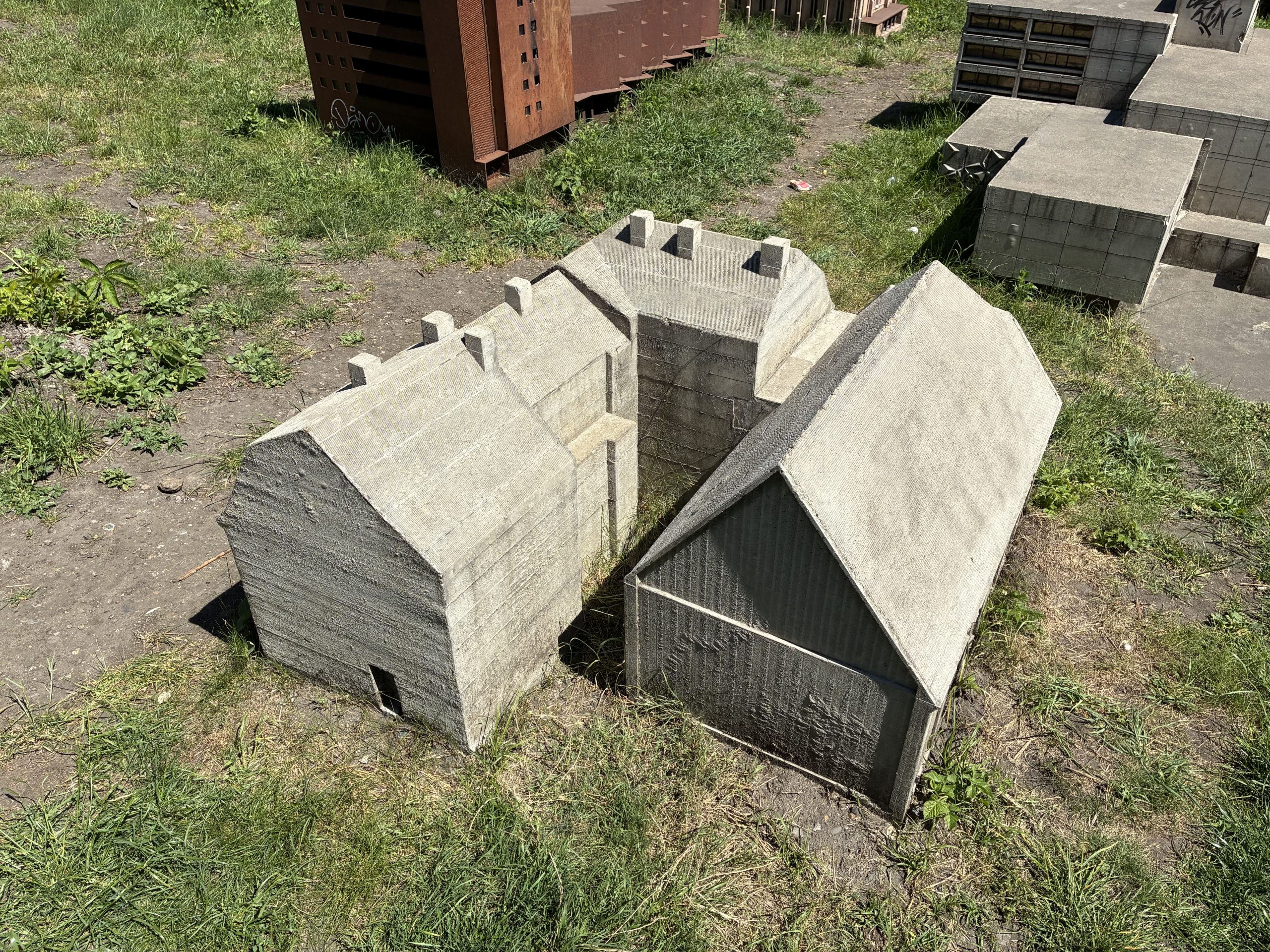 Modell eines Hochbunkers?